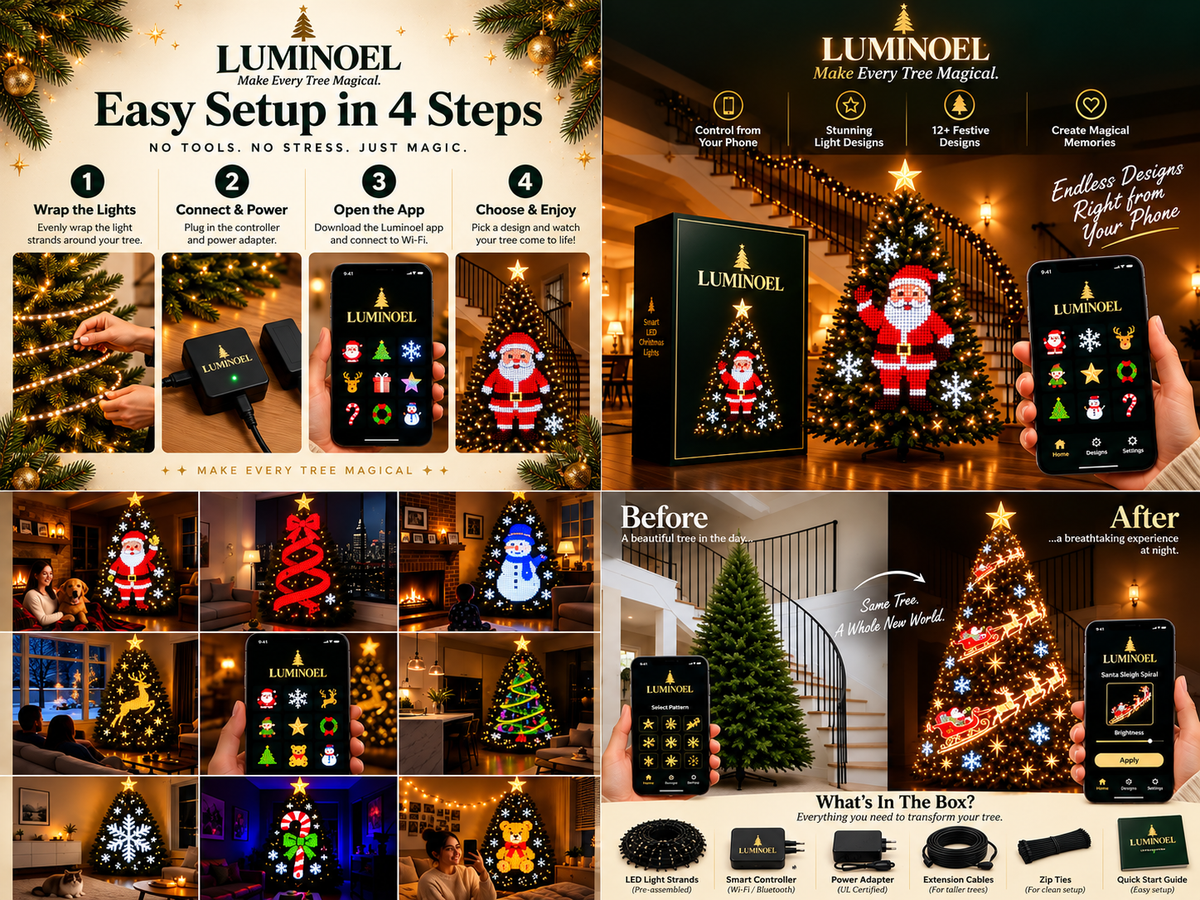 LumiNoel™ | Luxury Animated Tree Lights